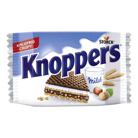 Milch-Haselnuss-Schnitten Knoppers KNOPPERS 112847 24 x 25g