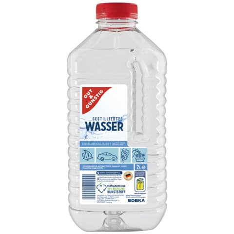 Destilliertes Wasser 2L GUT & GÜNSTIG 2214853009