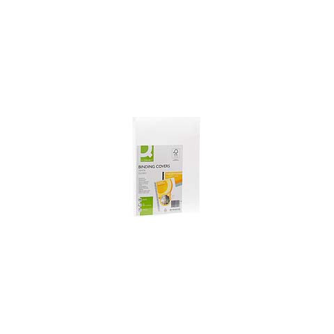 Einbanddeckel glänzend A4 weiß Q-CONNECT KF00498 250g 100ST