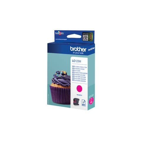 Inkjetpatrone magenta BROTHER LC123M