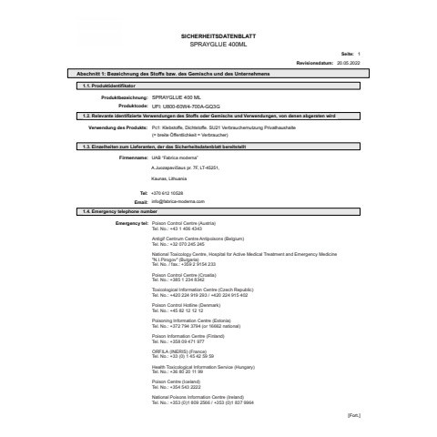 Sprühkleber Quick Mount 400ml Q-CONNECT KF01071
