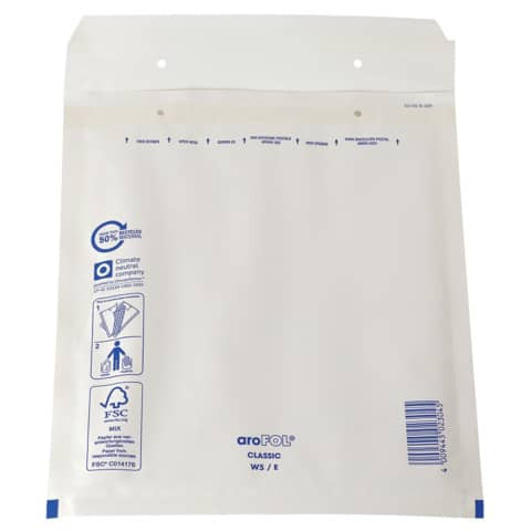 Luftpolstertasche 240x275 weiß AROFOL 5 2FVAF000185 10St