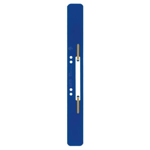 Heftstreifen PP 3.5x31cm 25ST blau LEITZ 3711-00-35 m. Kunststoffdeckleist
