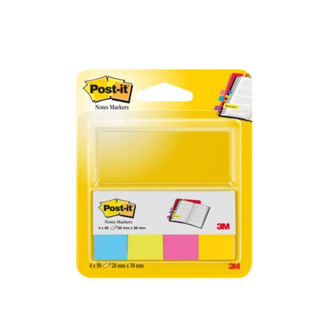 PageMarker 20x38mm Ultrafarben POST IT 670-4U 4x50Bl