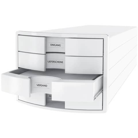 Schubladenbox 4 Laden weiß HAN 1012-12 geschlossen