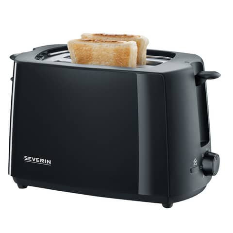 Toaster 2-Scheiben schwarz SEVERIN AT 2287