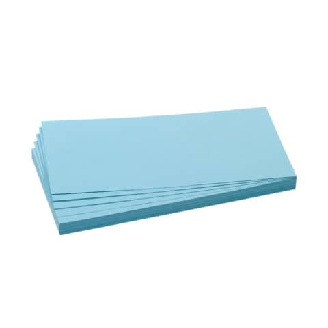 Moderationskarte - Rechteck, 205 x 95 mm, hellblau, 500 Stück