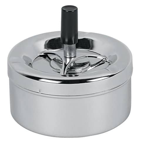 Druckaschenbecher chrom 472009