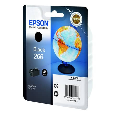 Inkjetpatrone Nr. 266 schwarz EPSON C13T26614010
