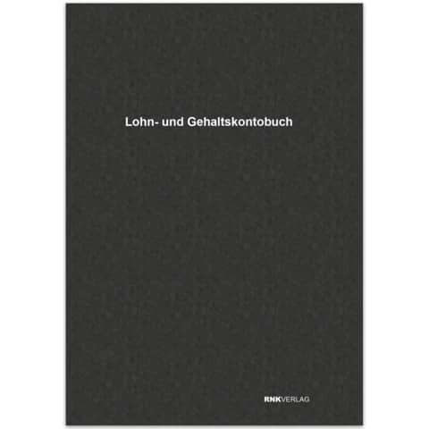 Lohn-u.Gehaltkontobuch A4 RNK 2371 20BL