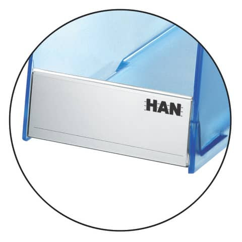 Stehsammler A4 Twin trans.blau HAN 1611-64 A4 76mm Kunst