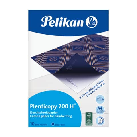 Blaupapier A4 10BL PELIKAN 100401561 434738 200H/10Bl