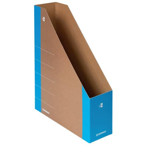 Stehsammler Karton A4/8cm neonblau DONAU 3550001FSC-10 Life