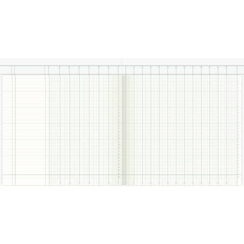 Spaltenbuch A4 40Bl 20Spalten K+E 8611701Kart.Kopf 7120K40KL