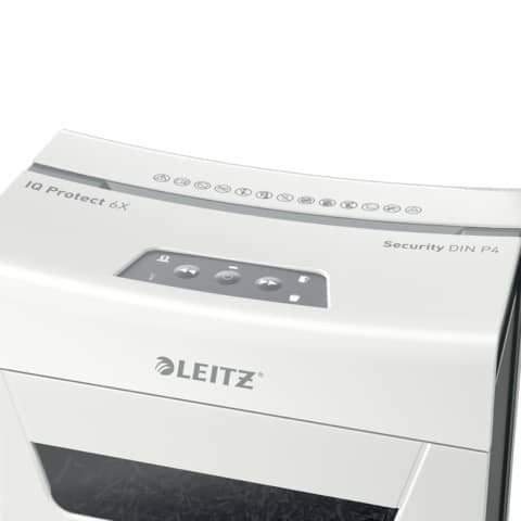 Aktenvernichter IQ Protect Premium weiß LEITZ 8090-00-00 6X P4 Partikel