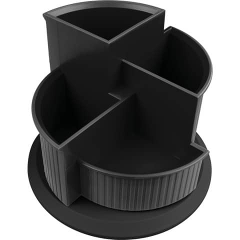 Schreibköcher schwarz HELIT H6390595 drehbarer Fuß