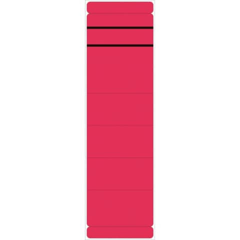 Rückenschild kurz breit rot NEUTRAL 5846 skl Pg 10St