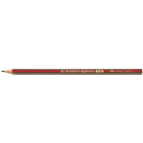 Bleistift Dessin 2001 HB m.Rad FABER CASTELL 112100