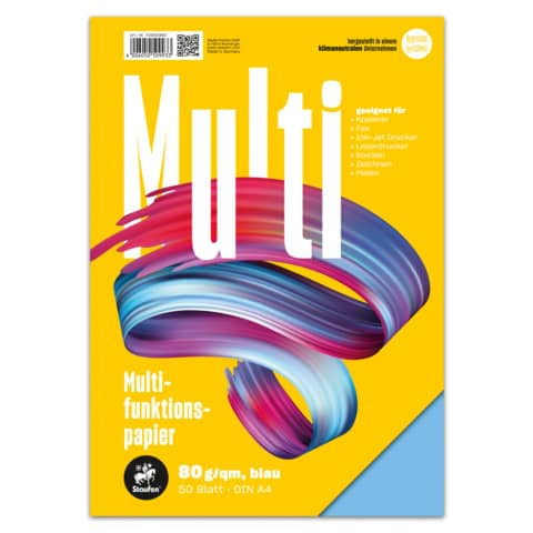 Kopierpapier A4 80g 50BL blau STAUFEN STYLE 734050993 Multifunktion