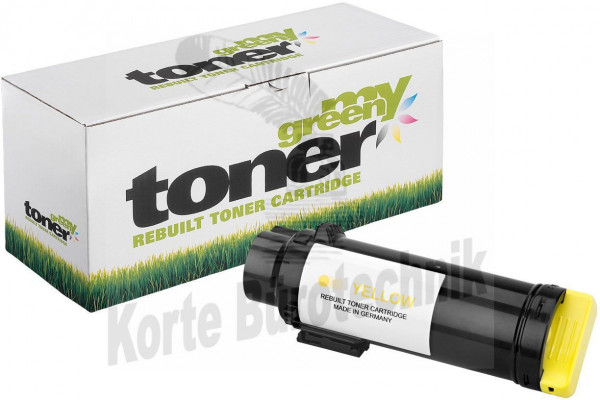 my green toner Toner-Kit gelb HC plus (141164) ersetzt 1MD5G
