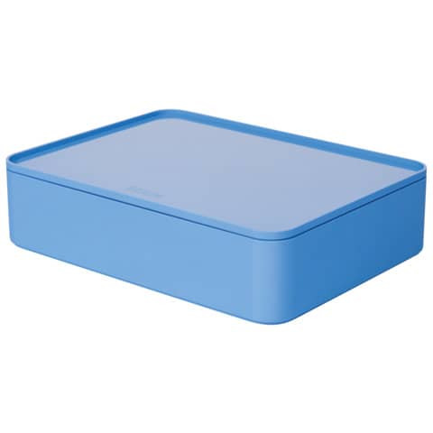 SMART-ORGANIZER ALLISON Utensilienbox mit Innenschale und Deckel - snow white/sky blue
