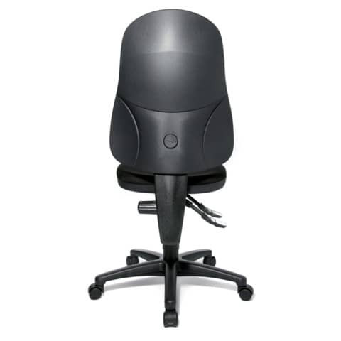 Drehstuhl Point 60 o. Armlehne schwarz TOPSTAR 8160G20 h.Rll.