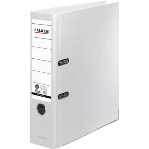 Ordner Papier A4 8cm weiß FALKEN 11285897 Recycolor