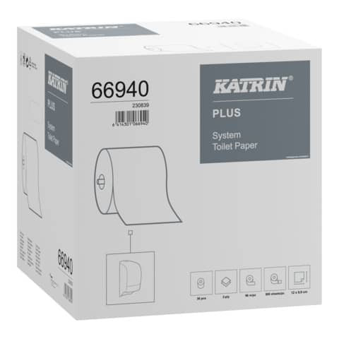 Toilettenpapier 2-lag.36RL weiß KATRIN 66940