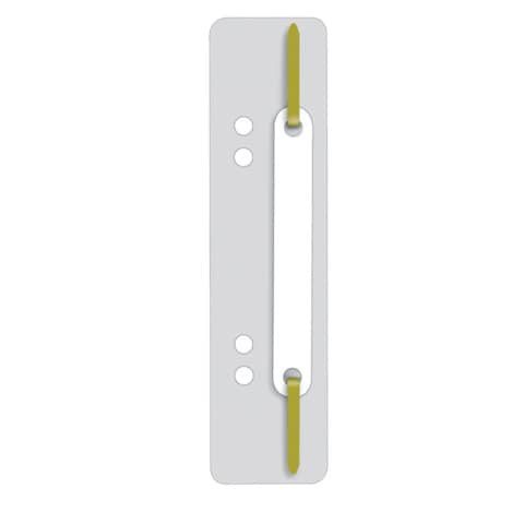 Heftstreifen PP 34x150mm 25ST grau Q-CONNECT 2012500910 Plastikdeckleiste