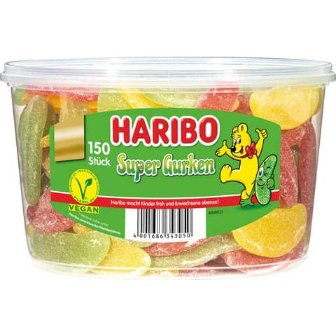 Fruchtgummi Super Gurken HARIBO 121308007 150ST