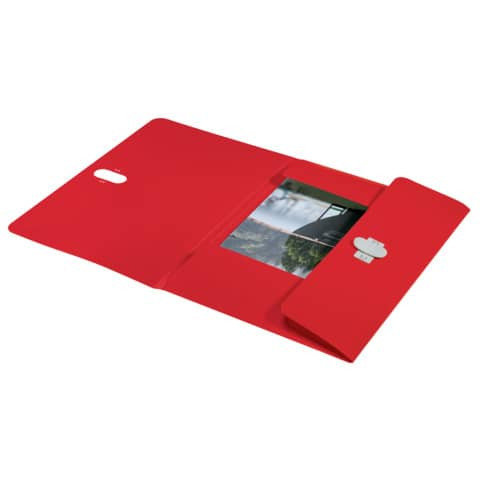 Gummizugmappe Recycle A4 PP rot LEITZ 4622-00-25