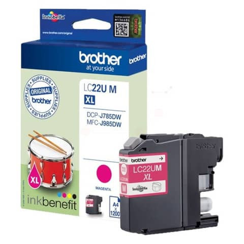Inkjetpatrone magenta BROTHER LC22UM