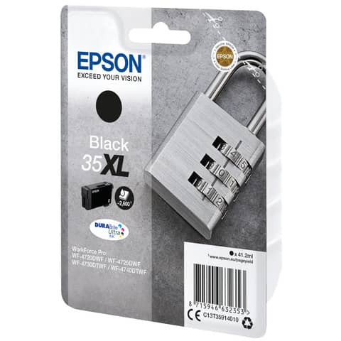Inkjetpatrone Nr.35XL schwarz EPSON C13T35914010
