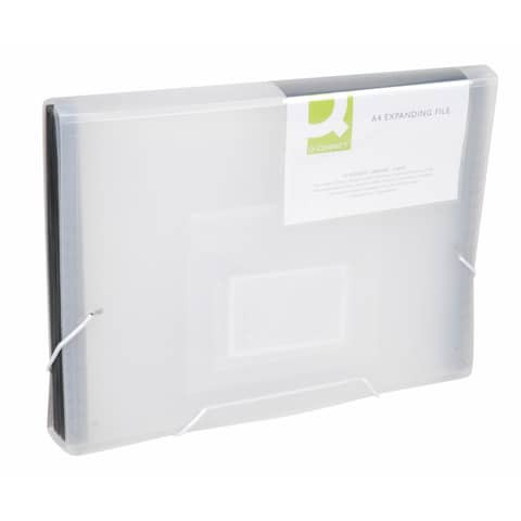 Fächertasche transparent Q-CONNECT KF02481 13tlg.