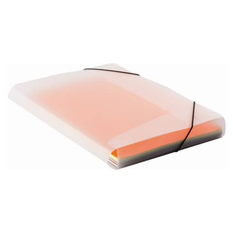 Gummizugmappe PP A4 transp. PAGNA 2161319 Lucy Colours