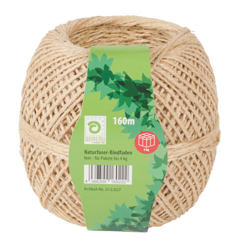 Naturfaserbindfaden 160m 200g WIHEDÜ 213.027 2/2.0 1mm