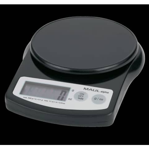 Briefwaage MAULalpha schwarz MAUL 16405 90 500g