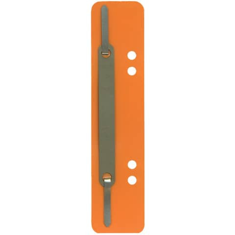 Heftstreifen PP 34x150mm 25ST orange Q-CONNECT 1012500610 Metalldeckleiste