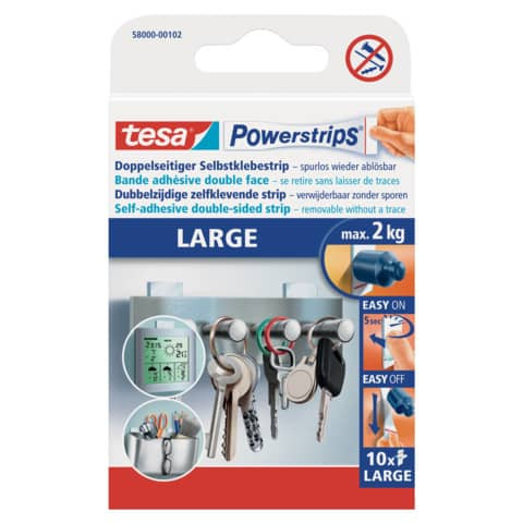 Powerstrips large TESA 58000-00102-10 10ST