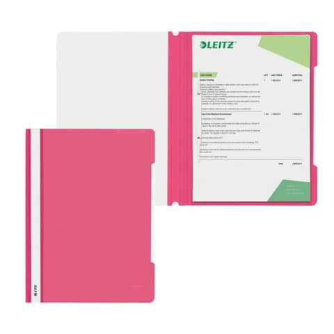Schnellhefter A4 pink LEITZ 41910022 Plastik
