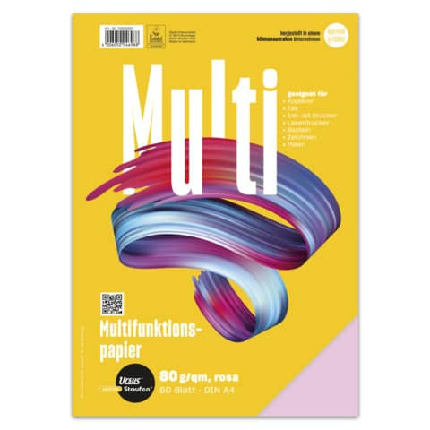 Kopierpapier A4 80g 50BL rosa STAUFEN STYLE 734050971 Multifunktion