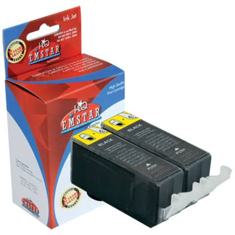 Inkjetpatrone 2ST schwarz EMSTAR C93 PGI-520BK