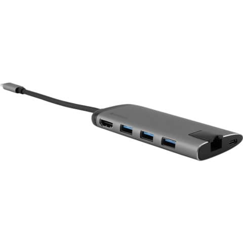 USB-Hub 3.1-C silber VERBATIM 49142