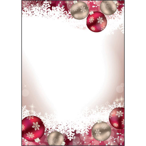 Weihnachts-Motiv-Papier Frozen, A4, 90g/m², 100 Blatt SIGEL DP041