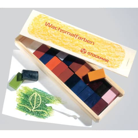 Wachsmalblock 24er Etui STOCKMAR 35600