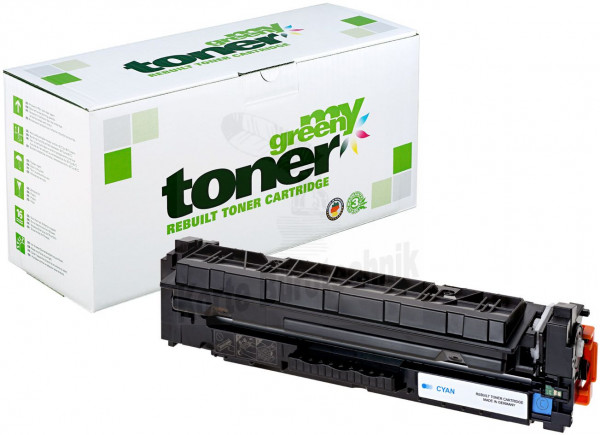 my green toner Toner-Kartusche cyan (137396) ersetzt W2031A, 415A