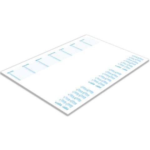 Schreibunterlage Office weiß/blau RNK 46633 33x48cm/30BL