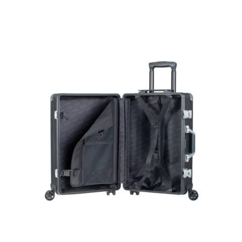 Reisetrolley Orbit Aluminium matt schw. ALUMAXX 45171 40x55x20cm