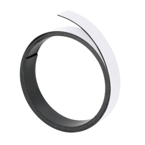 Magnetband 1m x 10mm weiß FRANKEN M802 09