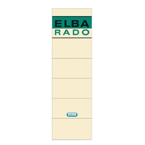 Rückenschild breit kurz chamois ELBA 100420953 04617CH SK 10ST